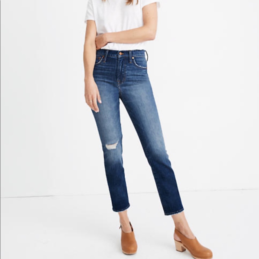 Madewell the perfect vintage crop jean size 27